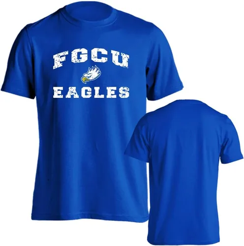 Vista 153 de Sport Your Gear NCAA Camiseta de manga corta retro con licencia oficial de aspecto desgastado para el día del juego, camiseta de espíritu deportivo
