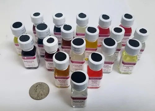 Vista 3 de LorAnn SS Paquete #1 de 12 sabores frutales en botellas de 1 adarme (.0125 fl oz - 3.7ml)