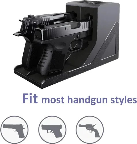 Vista 2 de SUMING Cartuchera Universal para Pistola, Soporte para Pistola para Arma de Fuego, Porta Pistola Protectora para Arma de Seguridad, Compatible