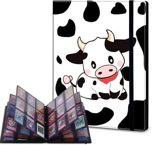 Vista 26 de Carpeta de tarjetas – Carpeta de 9 bolsillos para tarjetas intercambiables, carpeta de cuero de 360 bolsillos de carga lateral para MTG, TCG Bandera