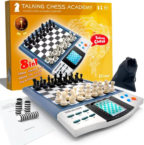 Vista 10 de iCore Juego de ajedrez electrónico - Enseña y juega con el tablero inteligente de ajedrez para computadora, ideal para principiantes y jugadores