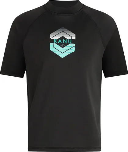 Vista 27 de Kanu Surf Boys Haywire UPF 50+ Sun Protective Rashguard Swim Shirt Estrellas Alaska Blue