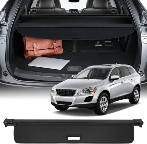 Vista 25 de SCITOO Cubierta de carga para 2019-2024 compatible con Cadillac XT4 2.0L retráctil para maletero trasero, cubierta de seguridad para equipaje