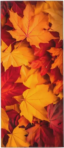 Vista 13 de Toallas suaves para los dedos, toalla de mano de fuego y agua para regalo durante todas las estaciones, 12 x 27.5 pulgadas
