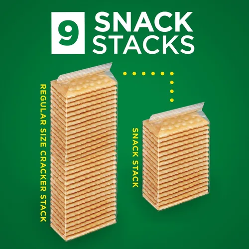 Vista 7 de Club Snack Stacks - Galletas para el almuerzo, tamaño familiar, original, caja de 18.8 onzas (9 pilas)