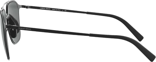 Vista 2 de GIORGIO ARMANI Lentes de sol negro mate, lentes gris-negro, 2.283in