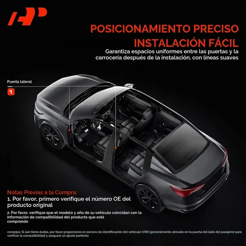Vista 4 de A-Premium Conjunto de bisagra de puerta lateral superior del conductor delantero compatible con Nissan Altima 2002-2012, Sentra 2000-2012, Frontier