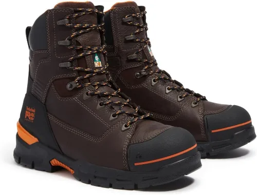 Vista 2 de Timberland PRO Endurance Ev - Botas de trabajo industriales CSA de 8 pulgadas con punta de seguridad compuesta resistente a pinchazos