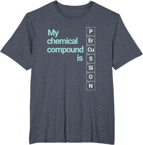 Vista 31 de Percussion Band Geek My Chemical Compound T-Shirt