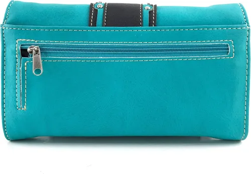 Vista 4 de Zelris Western Country - Cartera cruzada con hebilla floral
