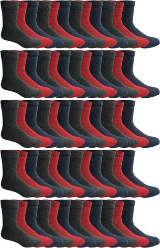 Vista 2 de Yacht & Smith Mens and Womens Thermal Winter Socks, Warm Cold Resistant Bulk Pack