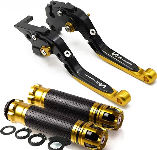 Vista 10 de for Suzuki V-Strom 2002-2016 2015 2014 20132 012 2011 2010 V-Strom Motorcycle Brake Handle Adjustable Brake Clutch Lever Handbar (Color : 1)