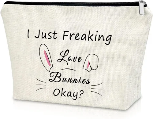 Vista 8 de Sazuwu Regalos para amantes de los animales, bolsa de maquillaje para mujer, Sé un pingüino, mantente fresco y camina a tu manera