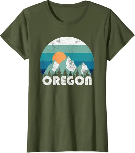 Vista 99 de Oregon State Retro Vintage Camiseta