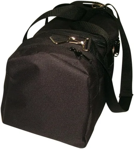 Vista 27 de Bolsa de lona triple grande con apertura en U, bolsillo frontal y dos compartimentos laterales, perfecta bolsa de cabina fabricada en Estados Unidos.