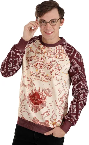 Vista 9 de Fun Costumes Sudadera de Harry Potter Marauder's Map para adultos