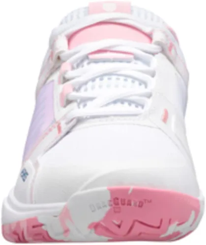 Vista 3 de K-Swiss Tenis Ultrashot Team para mujer, Blanco brillanteazul ángellila transparente