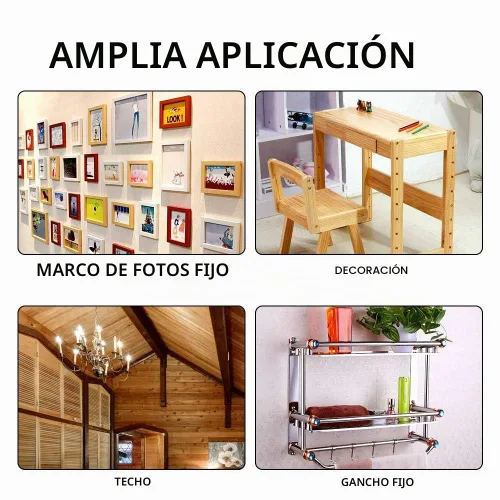 Vista 6 de Kit surtido de 370 anclajes y tornillos para paneles de yeso, 5 tamaños de anclajes de pared y tornillos de cabeza plana, juego para colgar cuadros