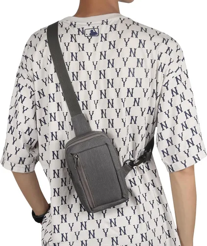 Vista 6 de MDJYMYZ Bolso bandolera bandolera, bolsa de hombro para teléfono celular, mochila para hombre y mujer, bolsa de pecho, cartera para teléfono