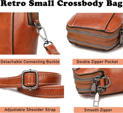 Vista 4 de Mini bolso bandolera de hombro para mujer