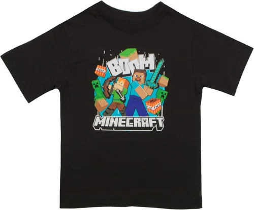 Vista 6 de Minecraft Boys Short Sleeve Regular Fit
