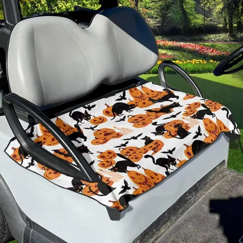 Vista 19 de Accesorios para carrito de golf, fundas de asiento para EZGO, ajuste universal, mantas de toalla de asiento para carrito de golf, fácil de instalar