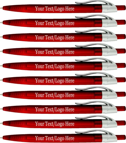 Vista 5 de SyPen Bolígrafos personalizados con tu logotipo o texto personalizado, paquete de 500 unidades a granel para negocios, fiestas y eventos, bolígrafos