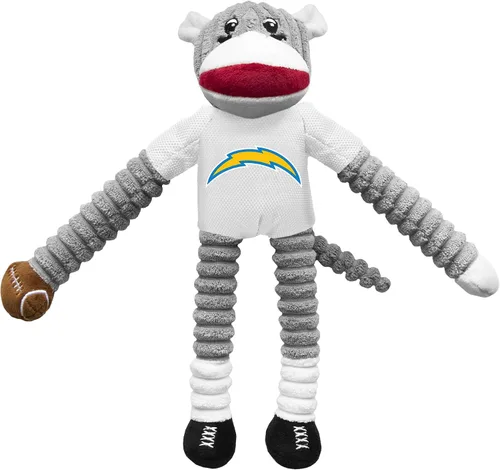 Vista 26 de Littlearth NFL Sock Monkey Pet Toy, Team Color, One