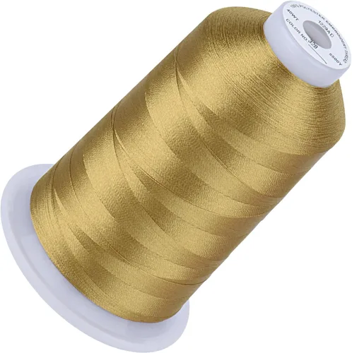 Vista 38 de Simthread 5500 yardas de hilo de bordar, 5000M de alto rendimiento 40WT 100% hilo de poliéster – 170+ colores vívidos, clasificado de alta velocidad
