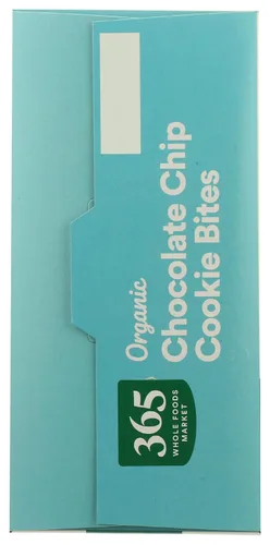 Vista 6 de 365 by Whole Foods Market, Bocaditos de galletas con chispas de chocolate orgánico, 6.3 onzas