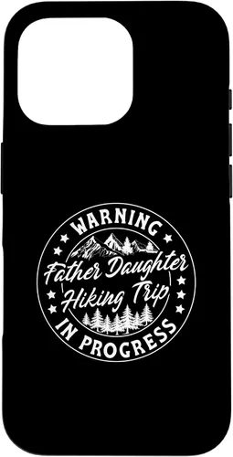 Vista 20 de Warning Father Daughter Hiking Trip in Progress Case for iPhone 17