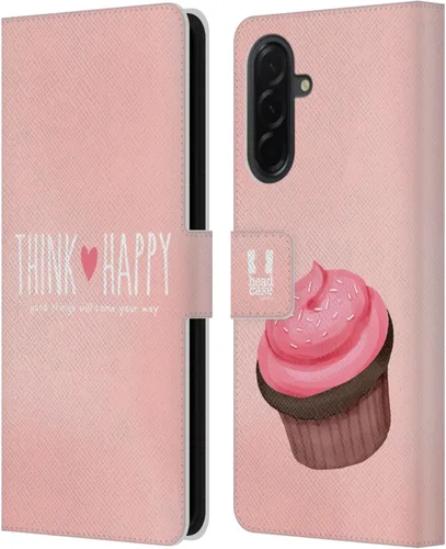Vista 101 de Head Case Designs Assortment Cupcakes Happiness Leather Wallet Case Compatible with Samsung Galaxy A07 4G Surtido