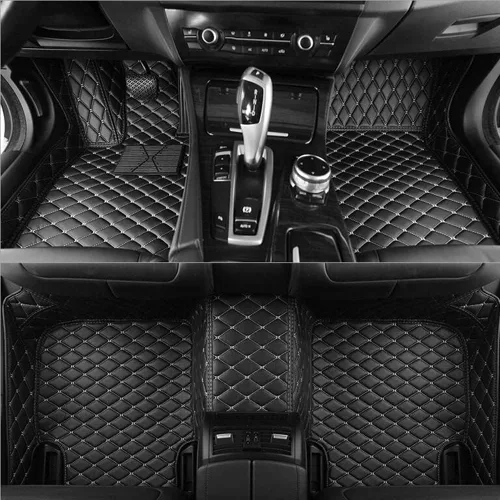 Vista 16 de La personalización privada incluye el 96% de los sedán, SUV, tapetes de coche deportivo, forro de cuero antideslizante, alfombrillas de auto Beige