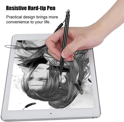 Vista 6 de Wendry Bolígrafo resistente de punta dura compatible con todos los dispositivos resistivos, lápiz de pintura táctil de pantalla resistente
