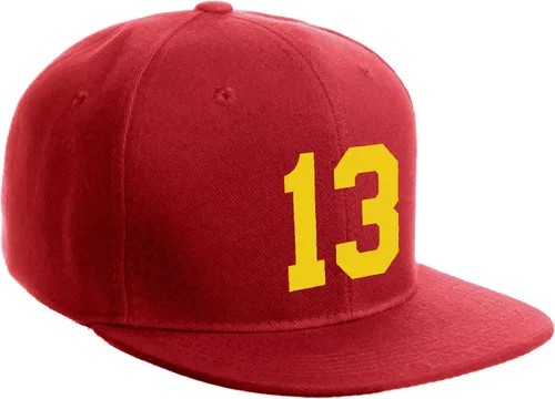 Vista 64 de Número de equipo modificado para requisitos particulares del jugador del color del sombrero del Snapback de la visera plana clásica de la visera