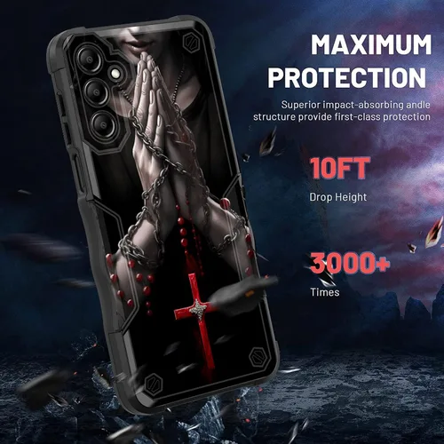 Vista 399 de Funda para Galaxy A14 5G, [Doble Capa][Protección contra Caídas de Grado Militar de 10 Pies] [Antideslizante] Funda Resistente a Prueba de Golpes