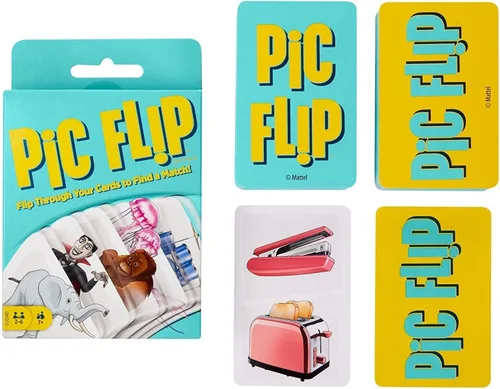 Vista 2 de Pic Flip Juego de cartas para 2-6 jugadores