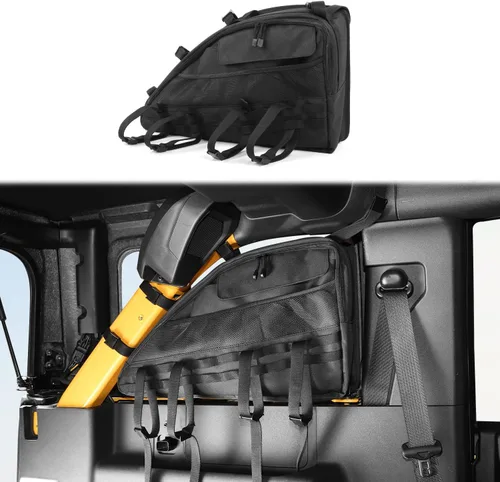 Vista 8 de Bolsas de almacenamiento para maletero trasero de 2 puertas para Ford Bronco 2021 2022+ 2 puertas (1 unidad, parte derecha)