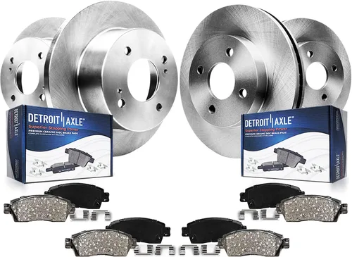 Vista 10 de Detroit Axle - Kit de frenos para Mazda CX-5 2019-2024, rotores de freno de disco pastillas de freno de cerámica con herrajes 2020 2021 2022 2023
