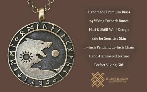 Vista 11 de Collar Yin Yang para hombre, joyería colgante de alta calidad de aspecto antiguo, regalos de Yin Yang, joyería vikinga para hombres