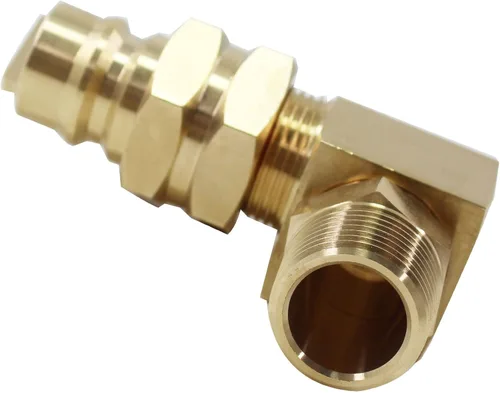 Vista 6 de MENSI Adaptador de codo de enchufe de conexión rápida de manguera natural NPT X 3/4 de 3/4 pulgadas para generador de combustible doble, regulador