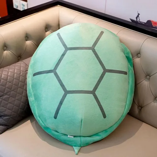 Vista 2 de Almohadas de concha de tortuga portátil, disfraz de animal de peluche, divertido disfraz, almohada de tortuga gigante, regalo creativo para niños