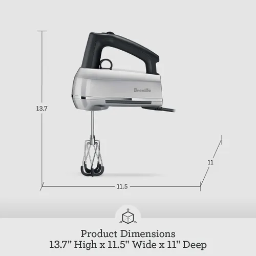 Vista 6 de Breville Handy Mixer BHM800BTR, Black Truffle