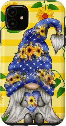 Vista 8 de Love for Garden Mom Spring and Summer Women Sunflower Gnome Case for iPhone 17