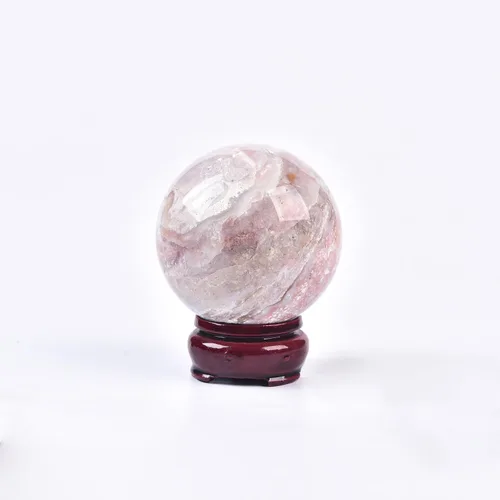 Vista 72 de JIC Gem Piedra Natural de Jaspe Africano Cristal de Curación Esfera Adivinación Bola de Piedra Preciosa, Feng Shui Reiki Aura Decoración