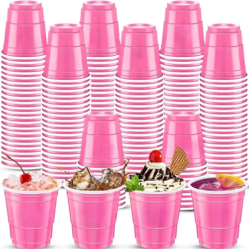 Vista 17 de 500 piezas vasos de chupito de 2 onzas de colores surtidos, vasos de chupito coloridos de plástico neón para beber, degustaciones servidas