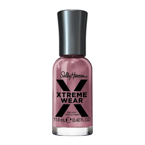 Vista 184 de Sally Hansen Xtreme Wear Esmalte de uñas sin rayas, acabado brillante, duradero, resistente a las astillas, transparente, color de uñas plateado 130