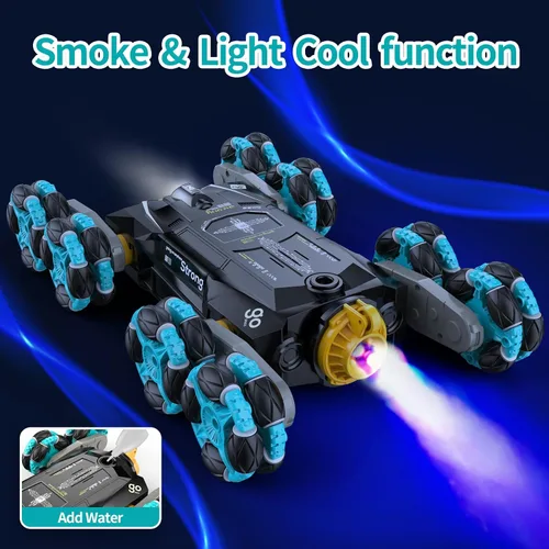 Vista 3 de 8WD Vehículos de Acrobacias RC con Detección de Gestos - Juguetes y Regalos para Niños de 8, 9, 10, 11, 12 Años, Niños y Niñas, Coches de Control