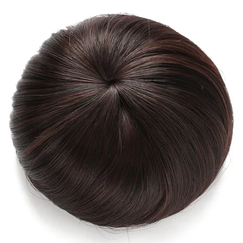 Vista 15 de Onedor Extensión de Cabello Fibra Sintética Chignon Donut Moño Peluca (10)