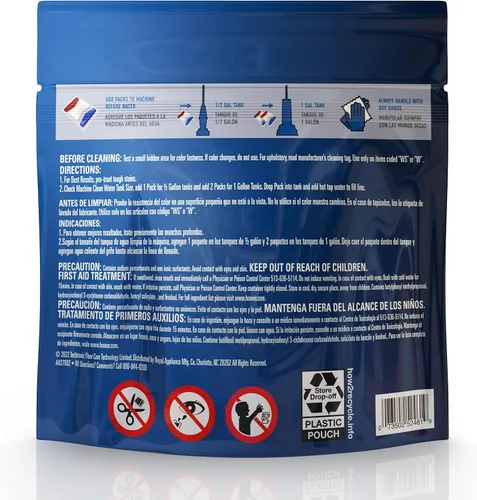 Vista 2 de Hoover Oxy AH37002 - Solución de limpieza permanente de alfombras, AH37002, color blanco